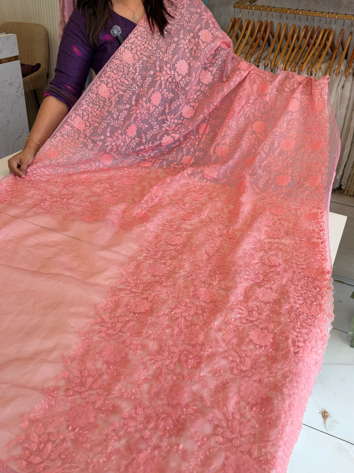 Soft Organza Saree/ CW775
