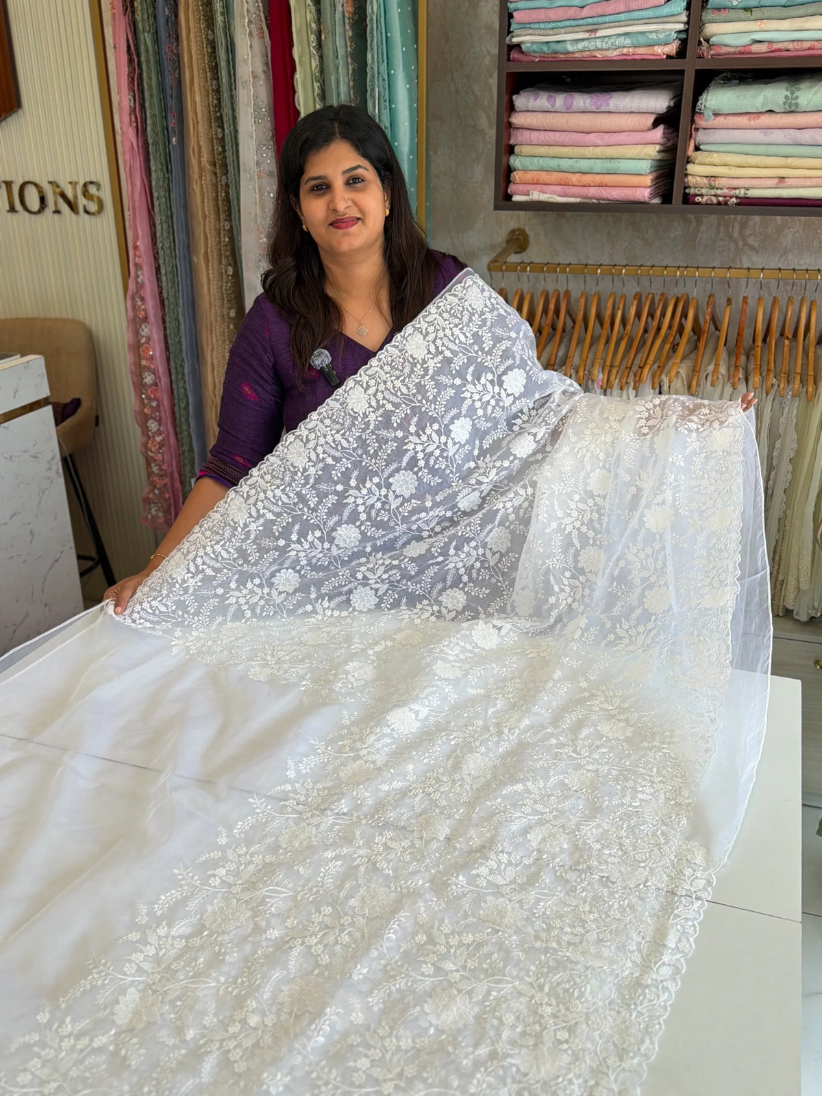Soft Organza Saree/ CW775
