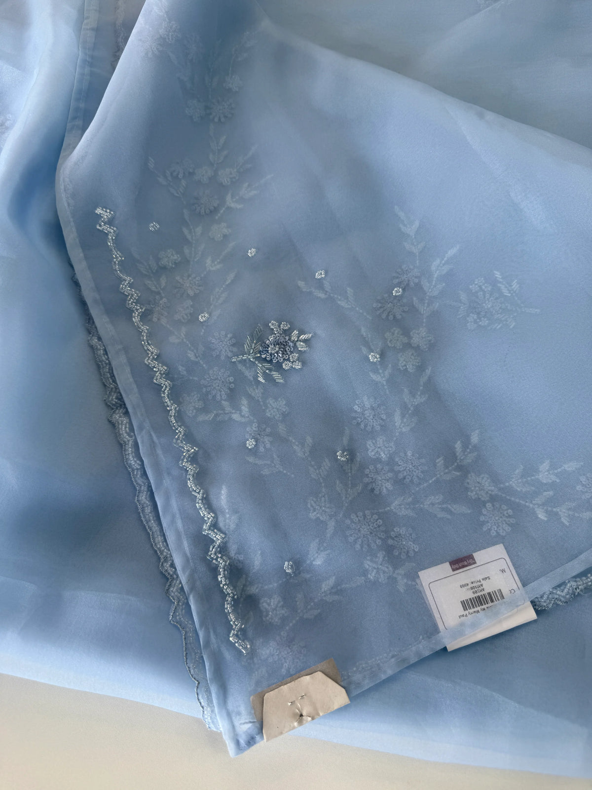 Glass organza saree/ AM109