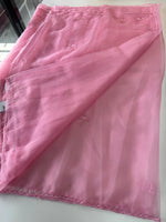Glass organza saree/ AM109