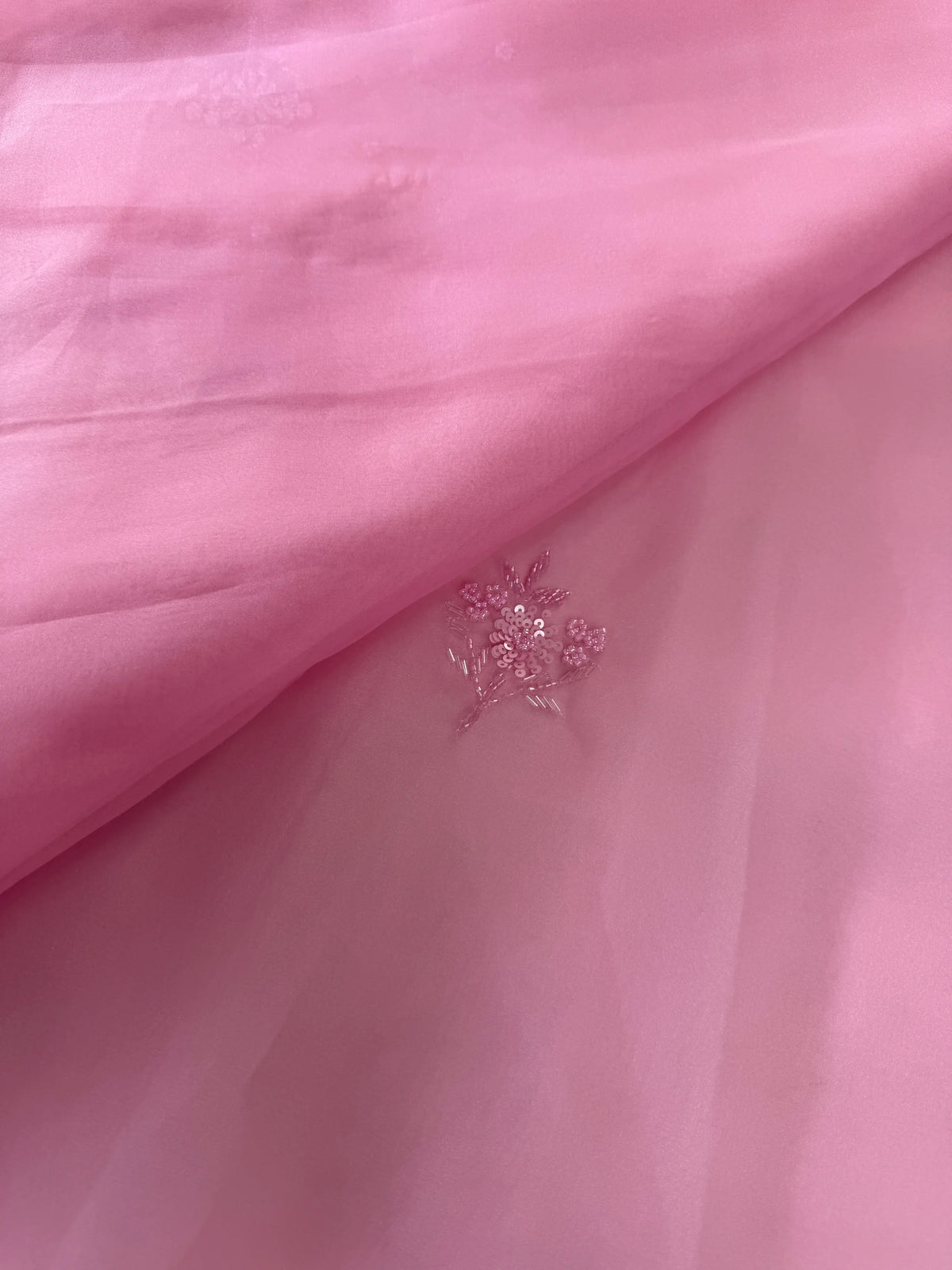Glass organza saree/ AM109