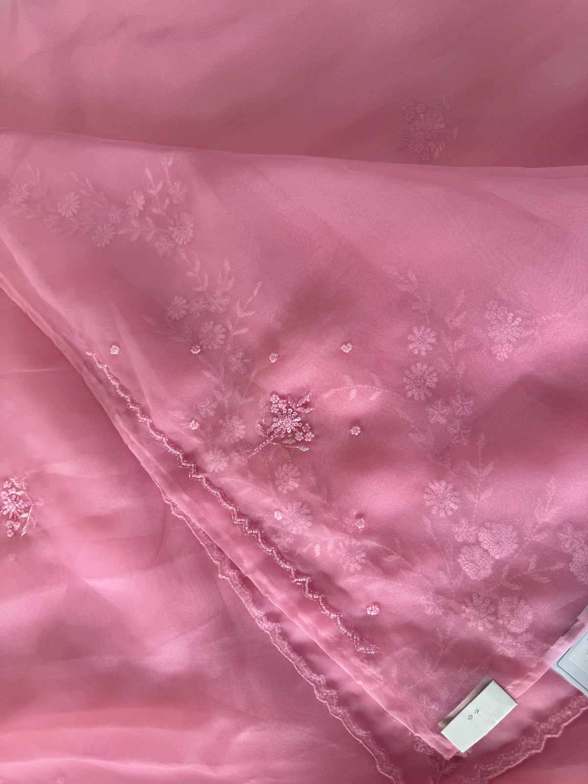 Glass organza saree/ AM109