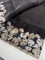 Glass Organza Saree/ CW493
