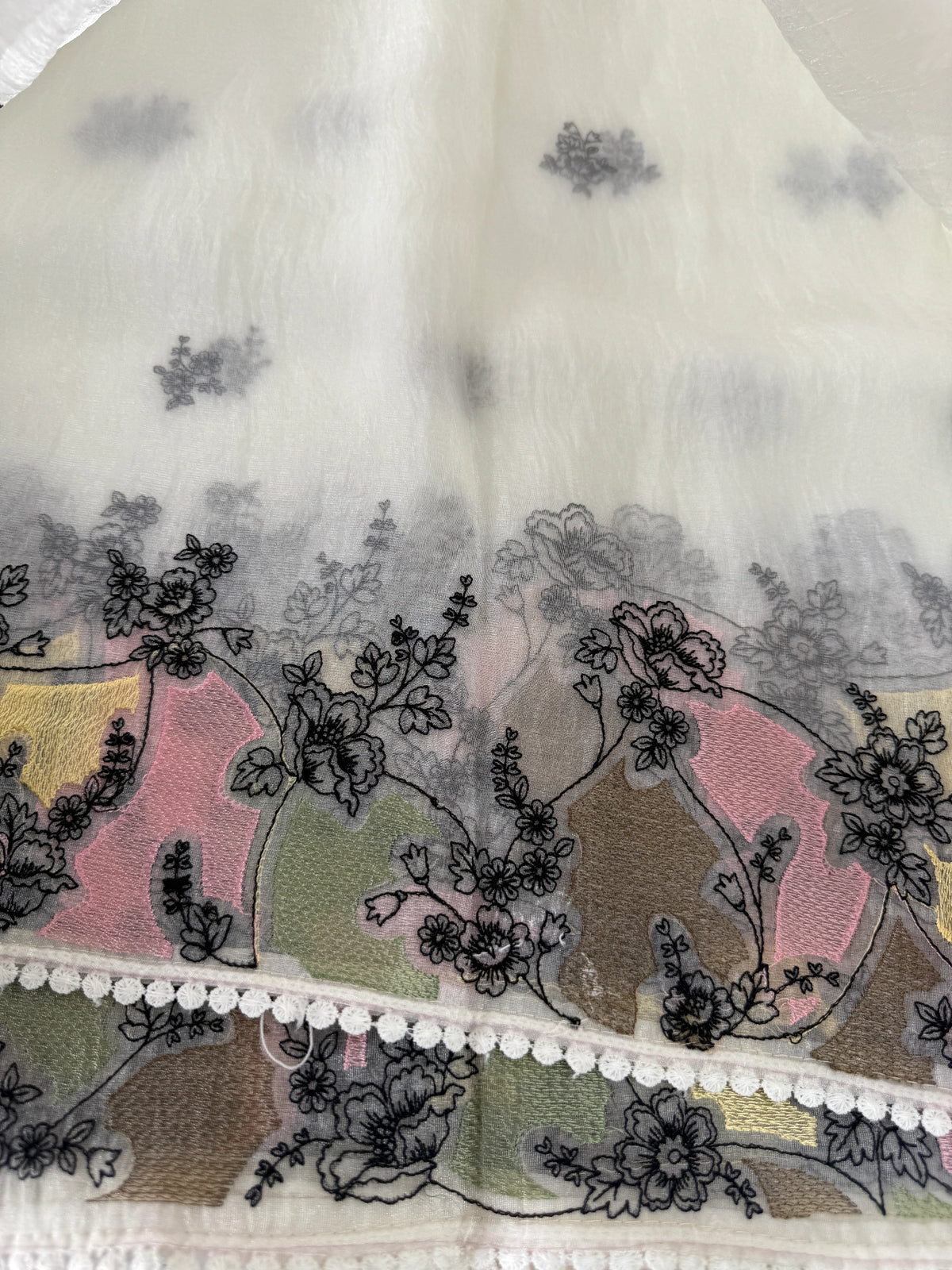 Korean Organza Saree/ MSA82