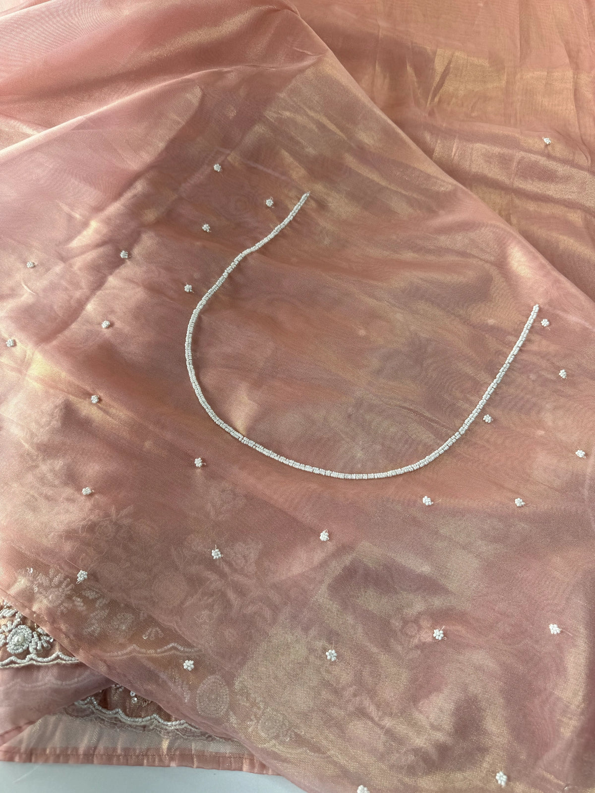 Tissue Organza Saree/ SA001