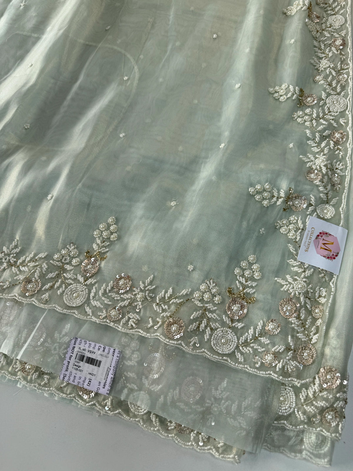 Tissue Organza Saree/ SA001