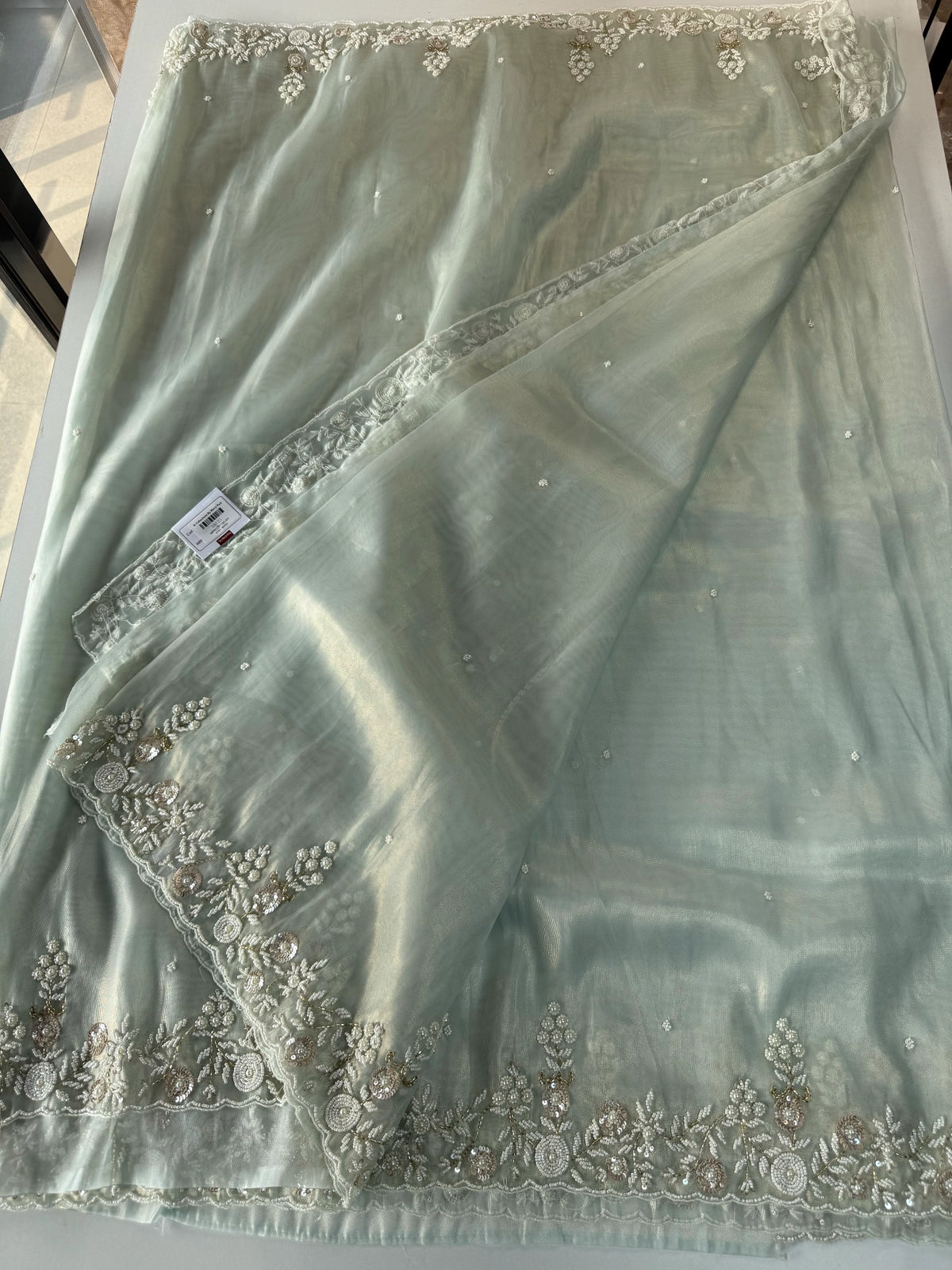 Tissue Organza Saree/ SA001
