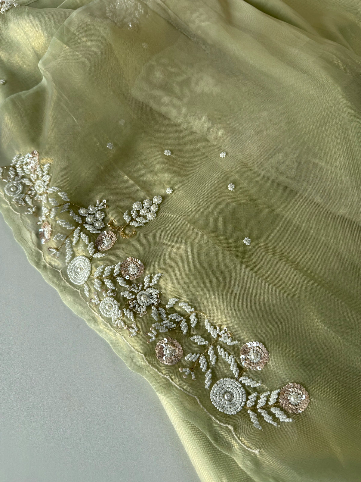 Tissue Organza Saree/ SA001