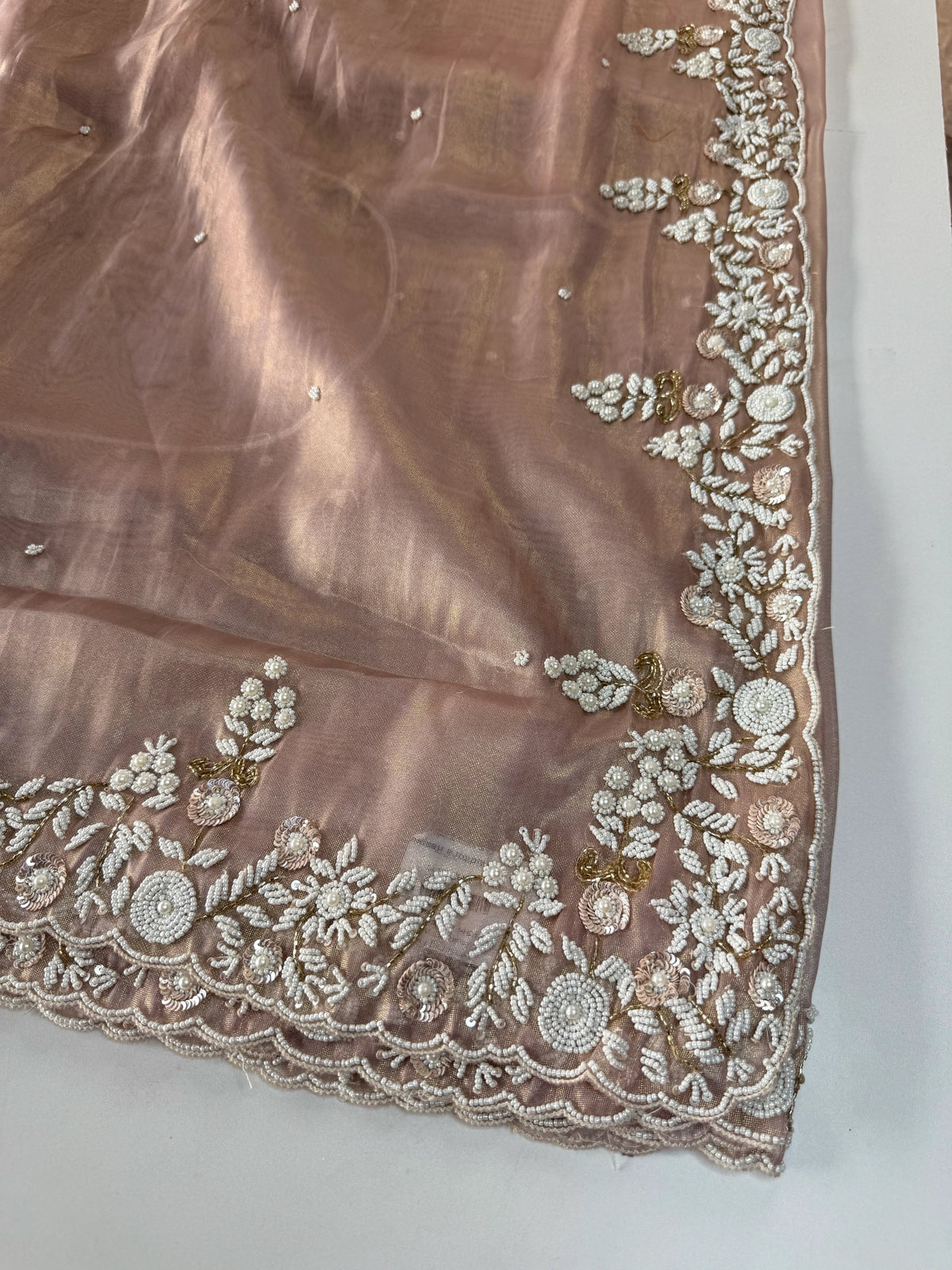 Tissue Organza Saree/ SA001