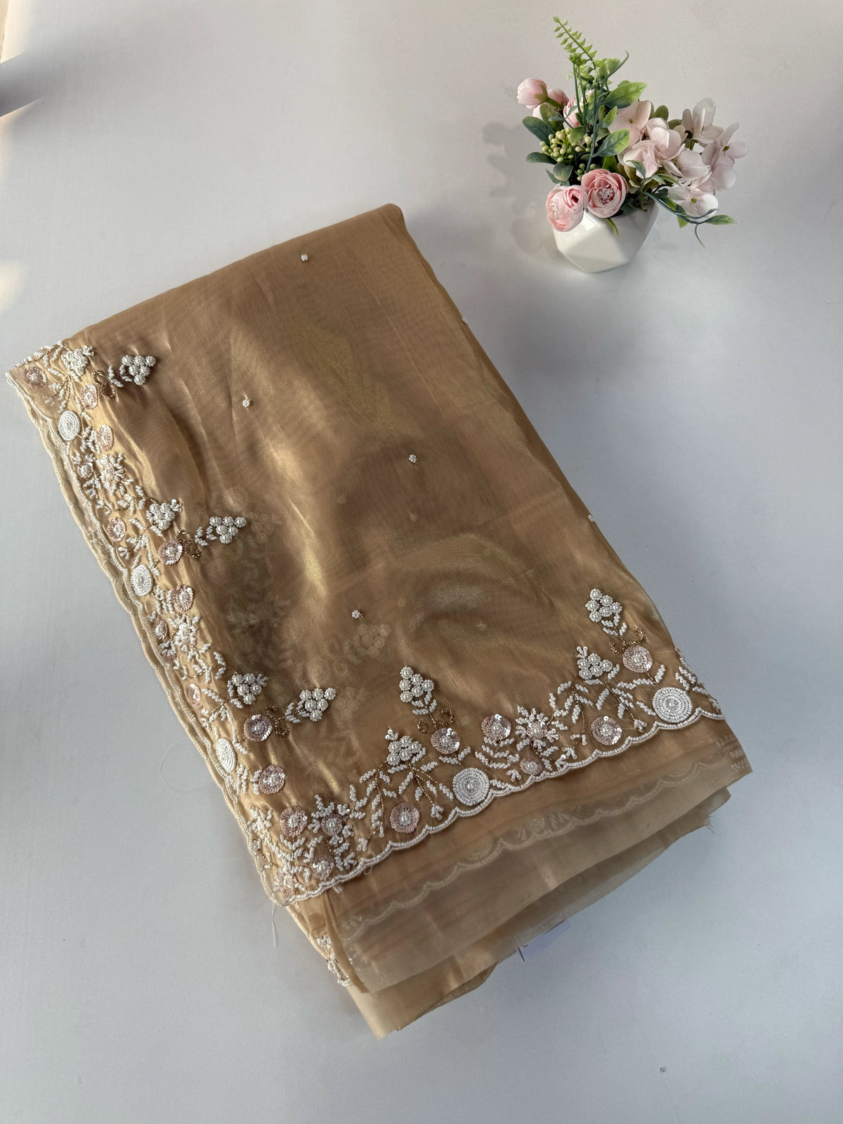 Tissue Organza Saree/ SA001