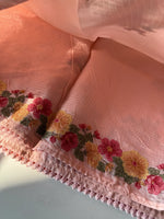 Silky kotta saree Peach Color / BL645