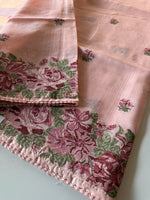 Silky kotta Saree Peach Color / 4624