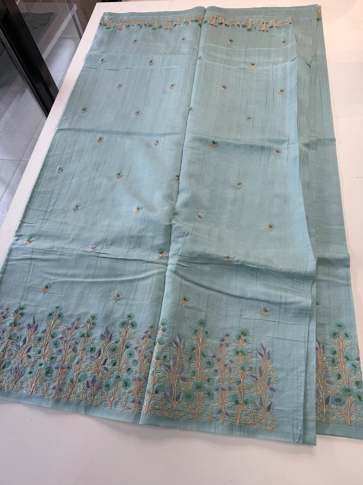 Slub silk saree (A) /5119
