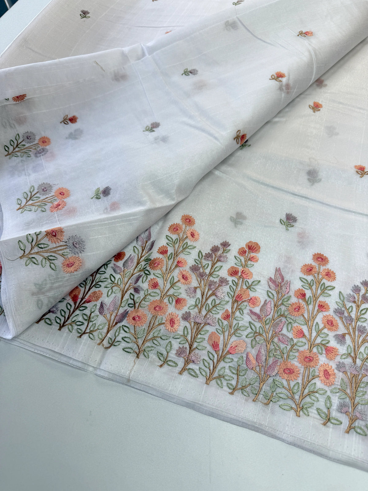 Slub silk saree (A) /5119