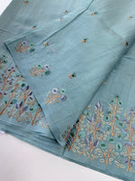 Slub silk saree (A) /5119