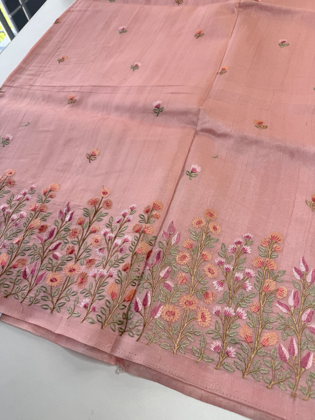 Slub silk saree (A) /5119
