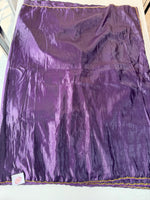 Crushed crape saree / HW076