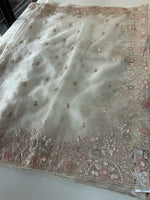 Premium soft organza saree/MC200