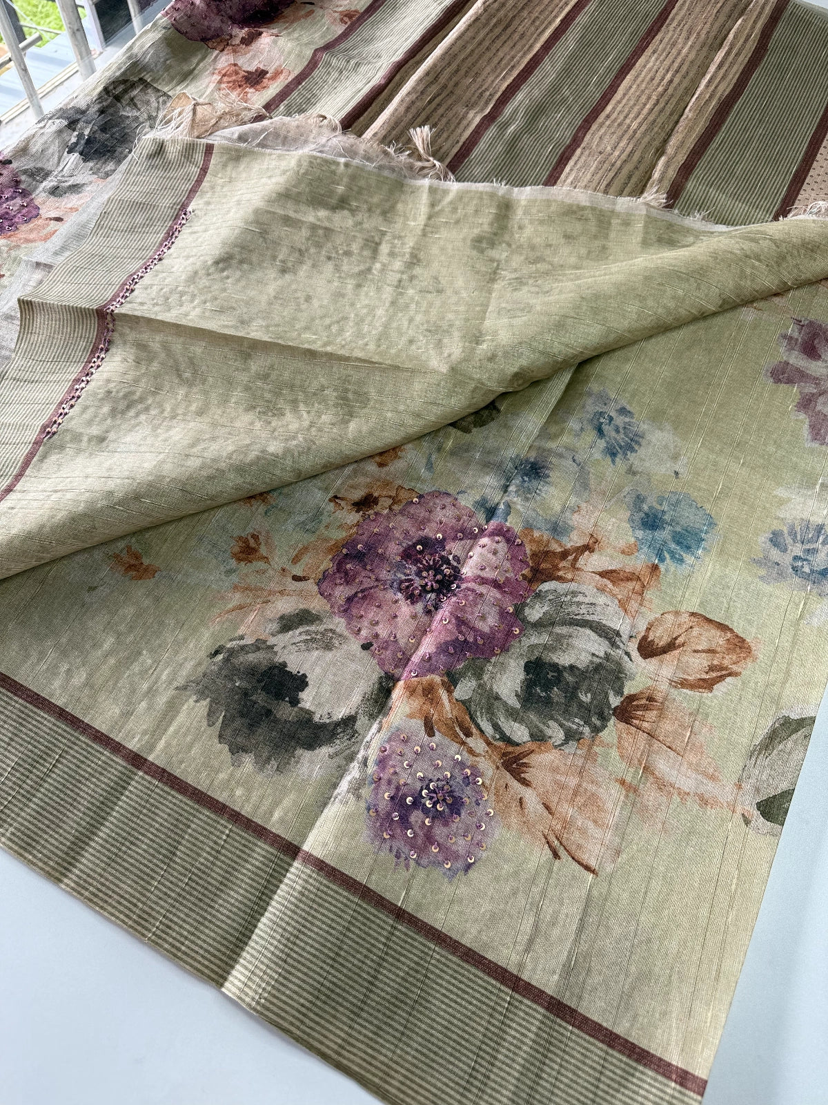 Slub silk / S1496