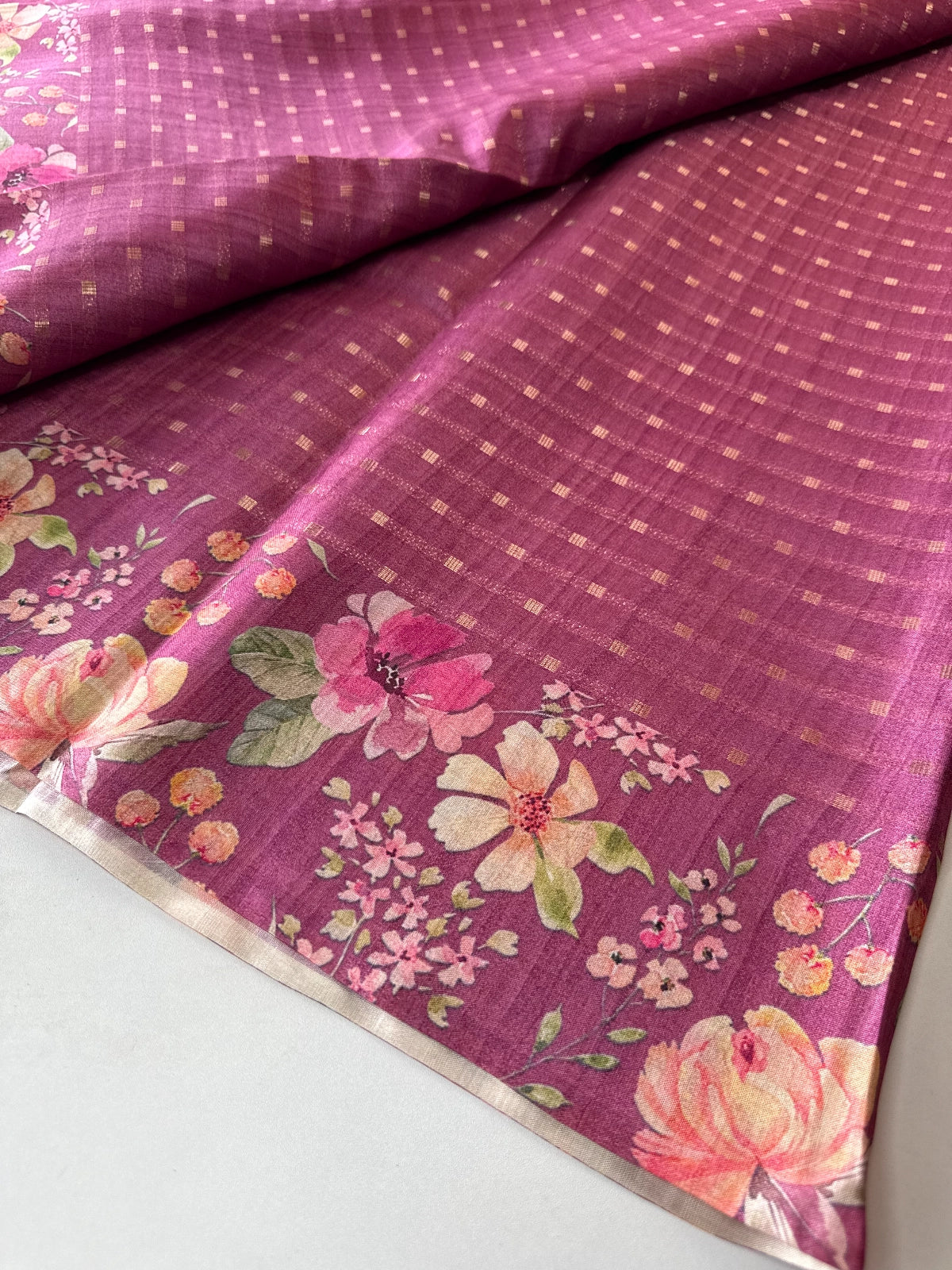 Semi Tussar Saree / MKVE