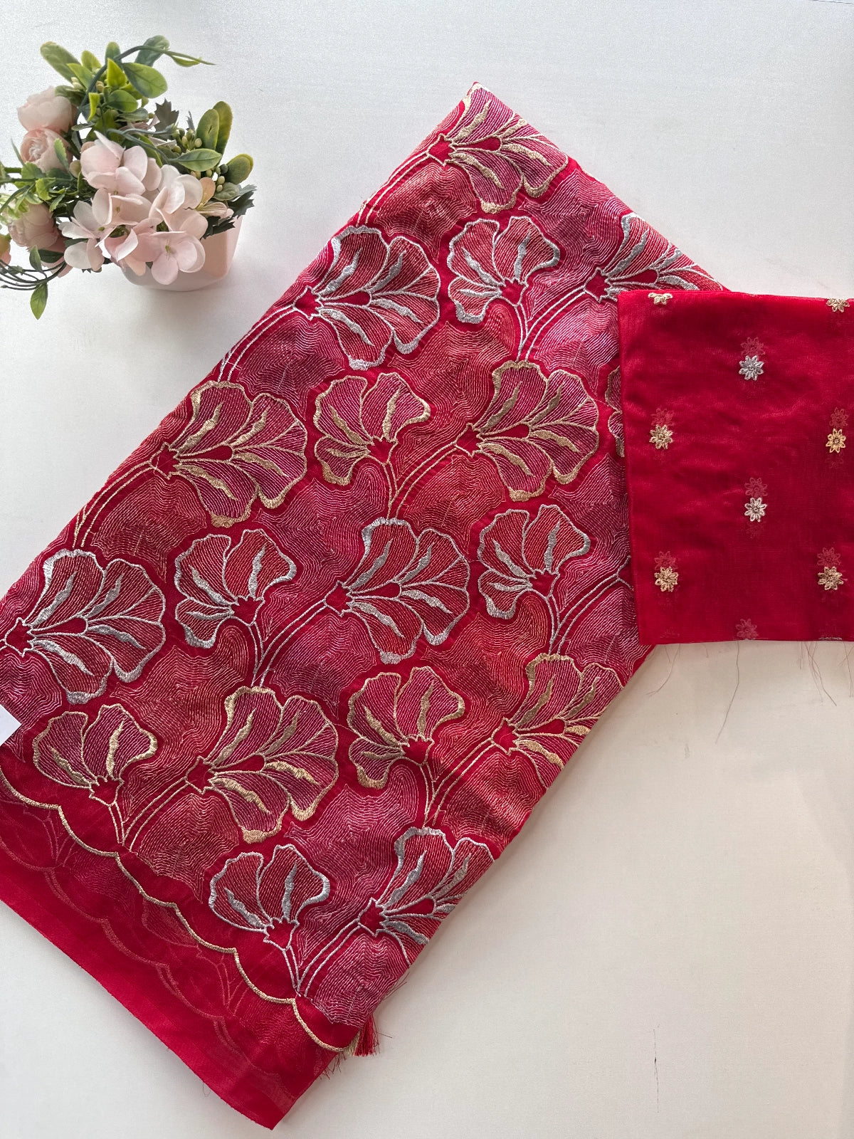 Organza Saree / STU12