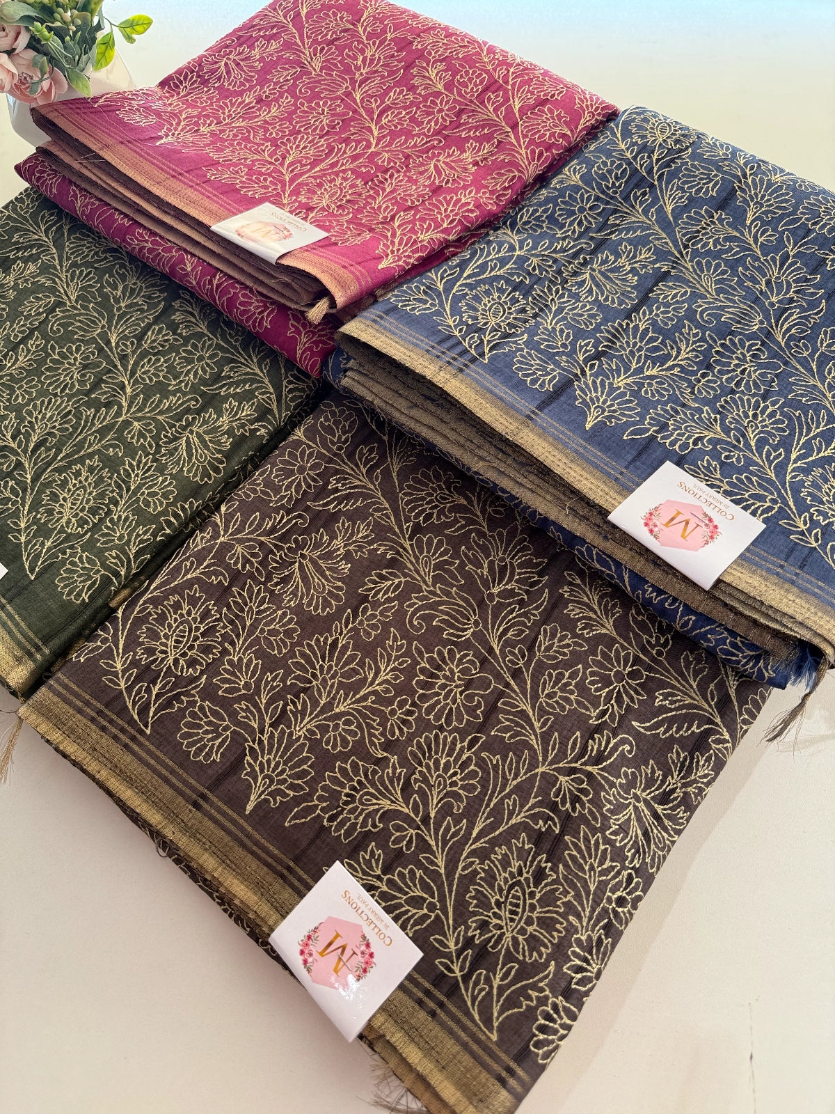 Semi Tussar Silk Saree / MD259