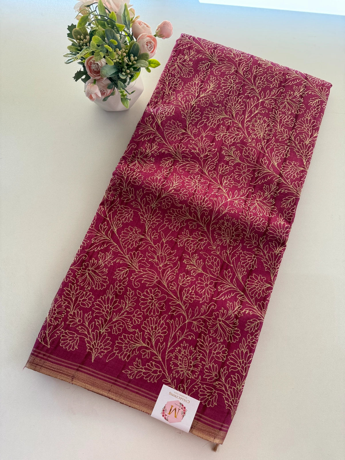 Semi Tussar Silk Saree / MD259