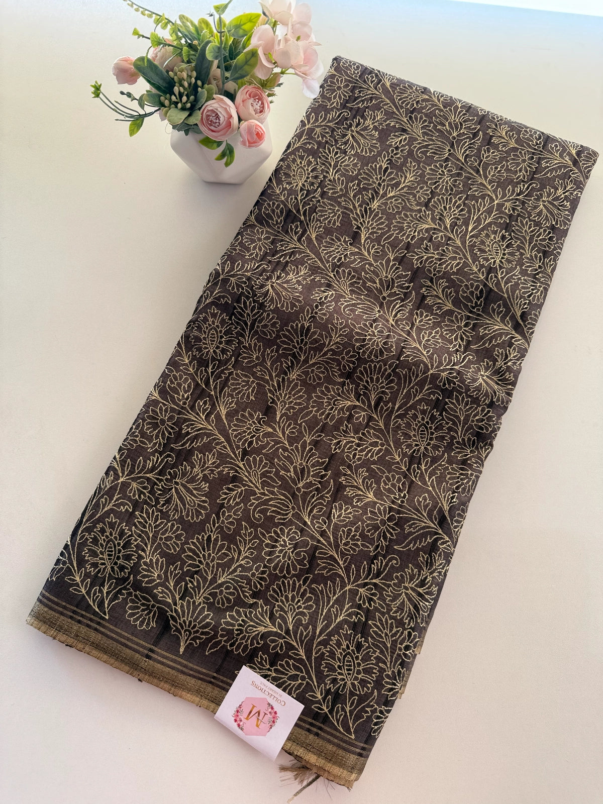 Semi Tussar Silk Saree / MD259