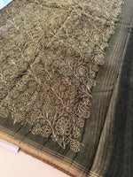 Semi Tussar Silk Saree / MD259