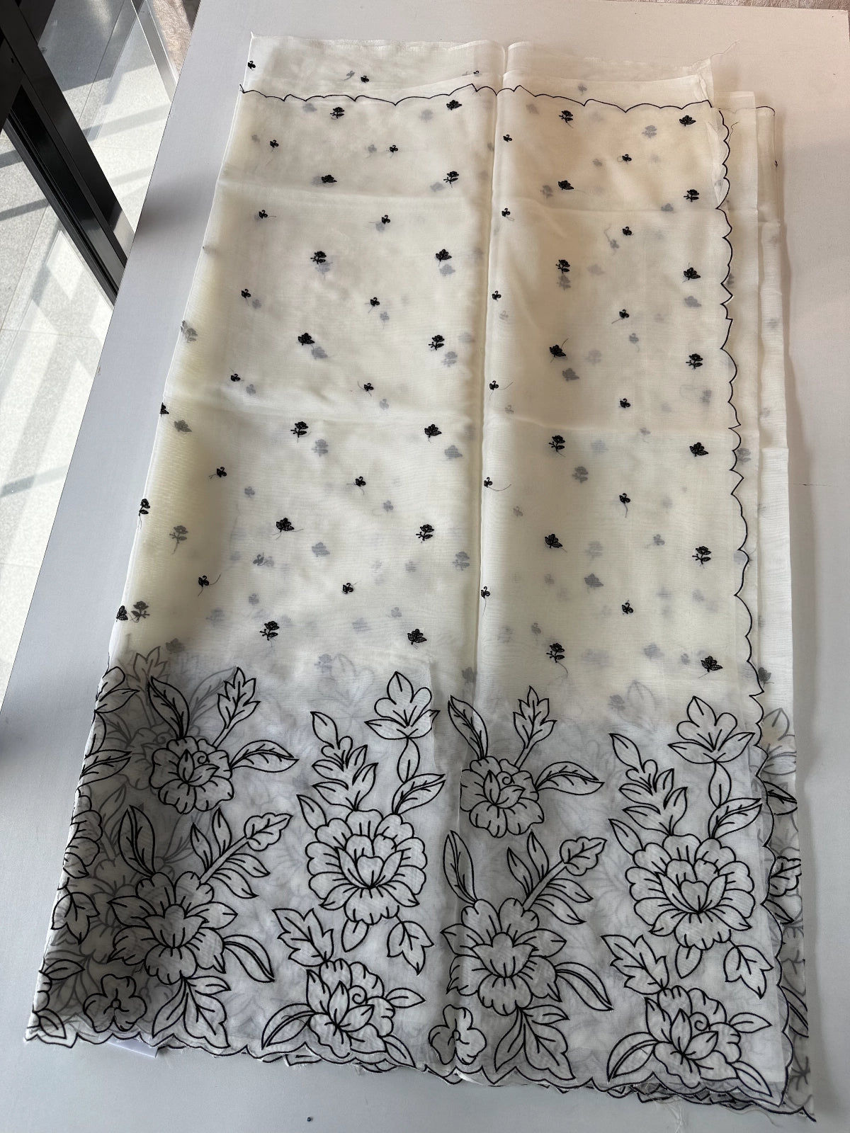 Viscous Organza Saree/ DU18