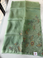 Glass Organza Saree/ 5598