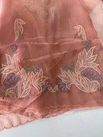 Glass Organza Saree/ 5598