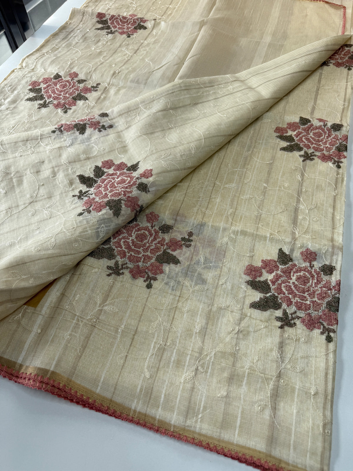 Soft Semi Tussar Saree/ 1310