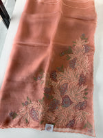 Glass Organza Saree/ 5598