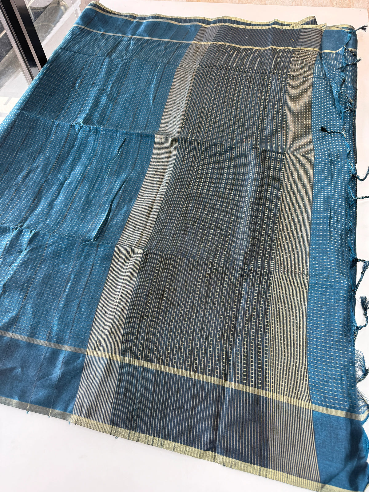 Semi matka saree/MAT12