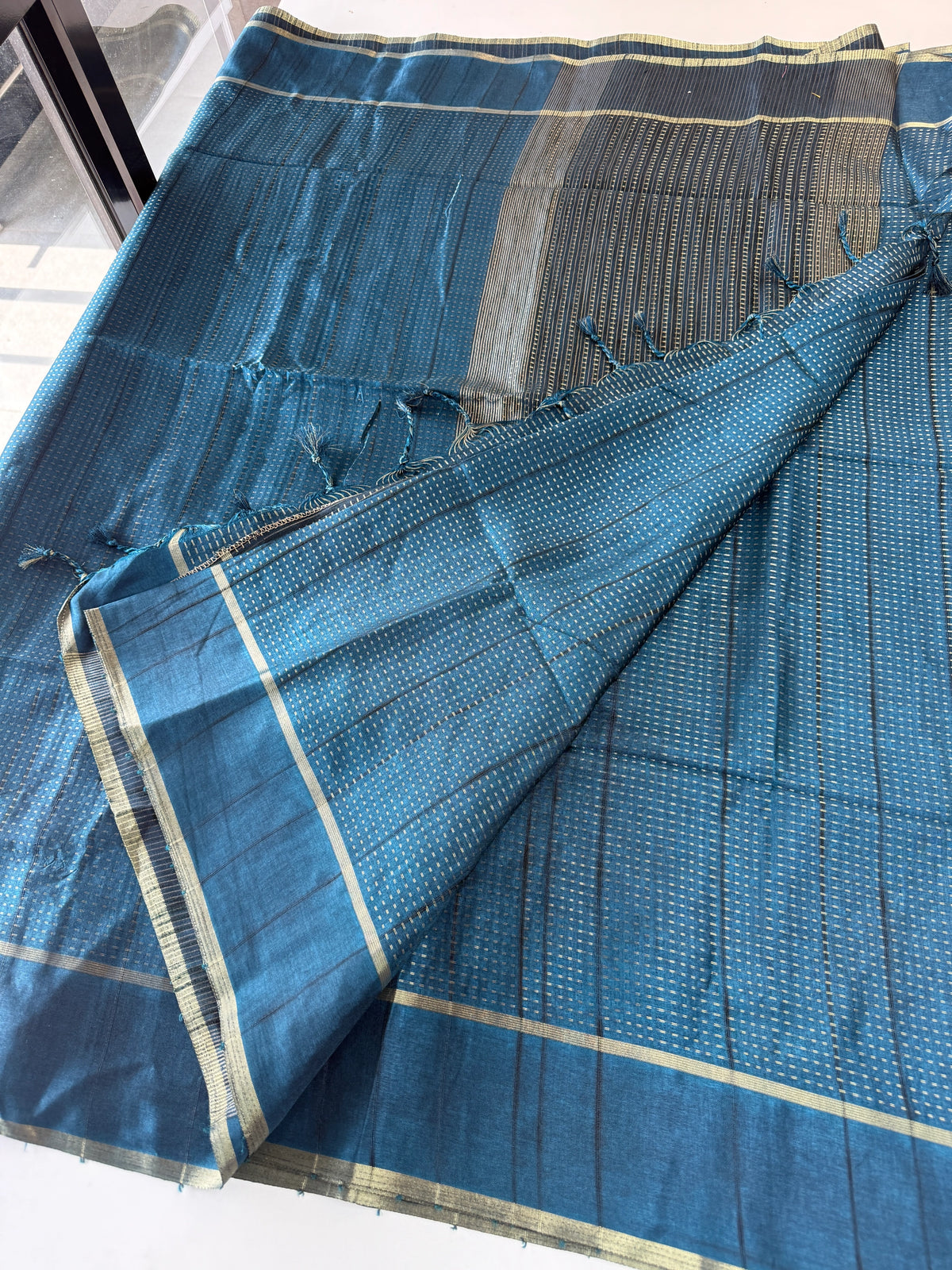 Semi matka saree/MAT12