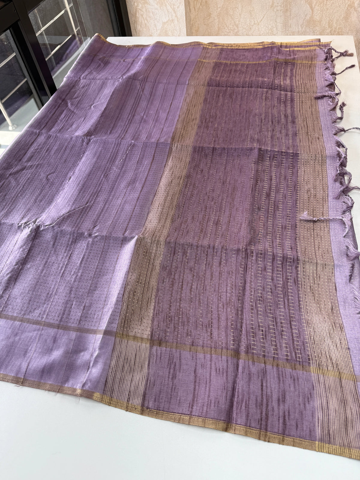 Semi matka saree/MAT12