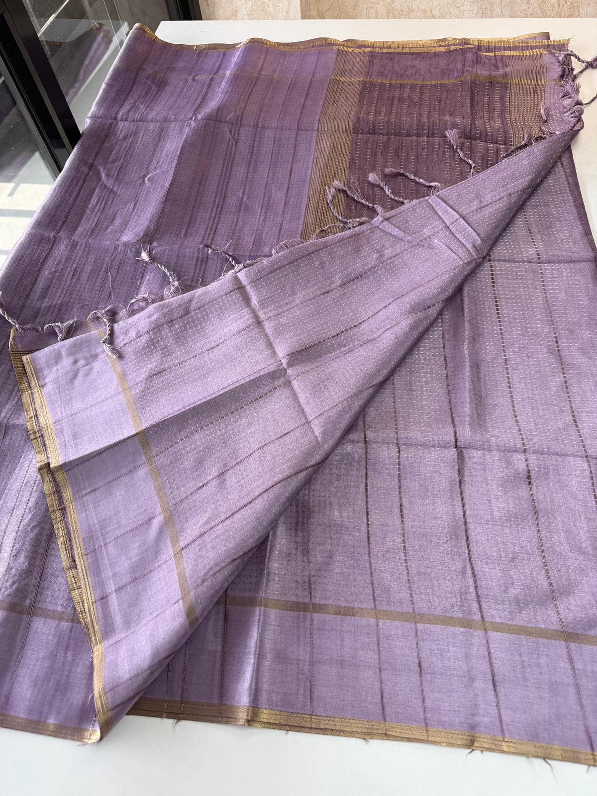 Semi matka saree/MAT12
