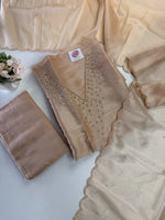 Unstitched Tissue Organza Salwar Set / S1252