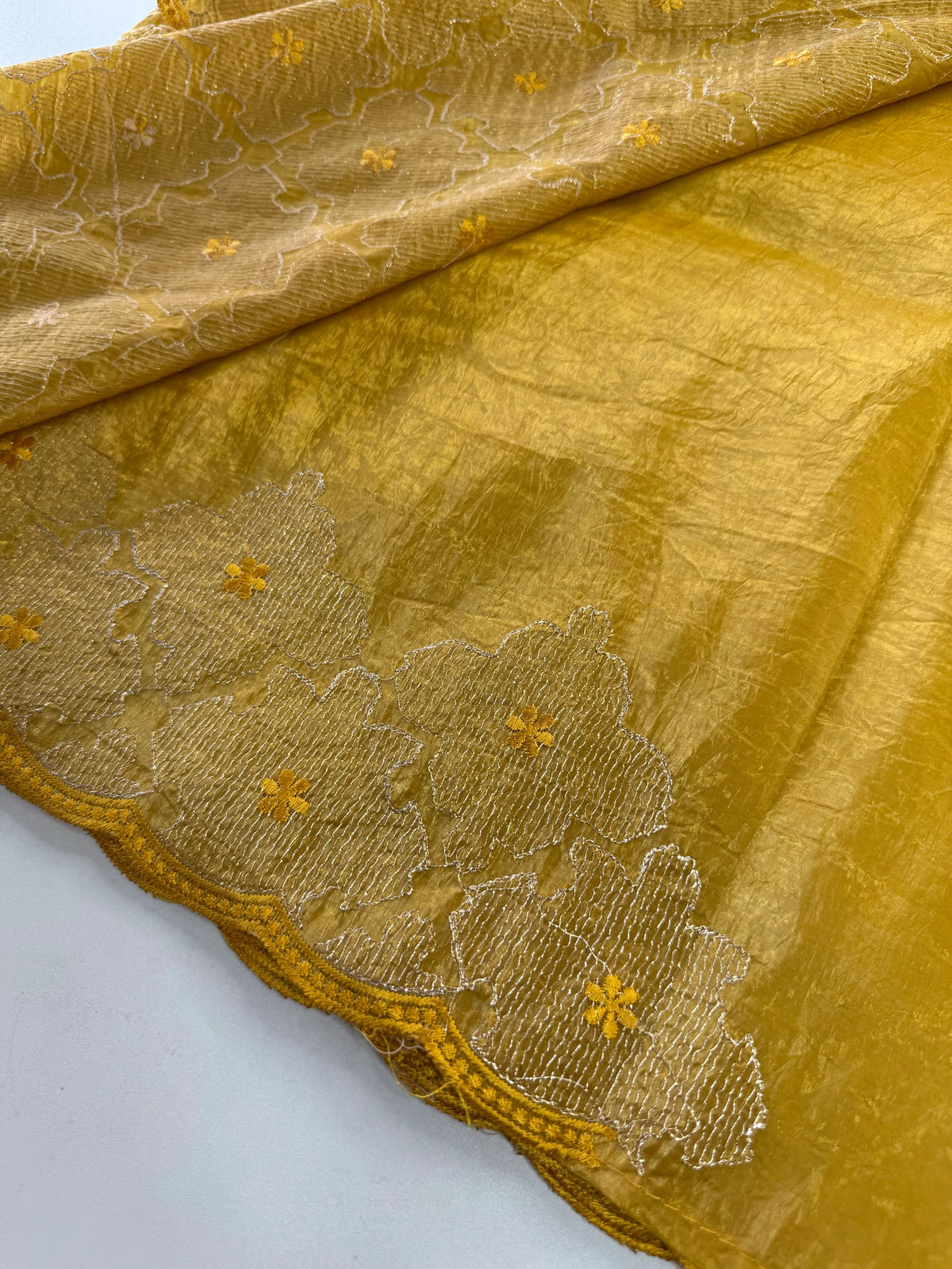 Crushed Organza Saree/ CW3166