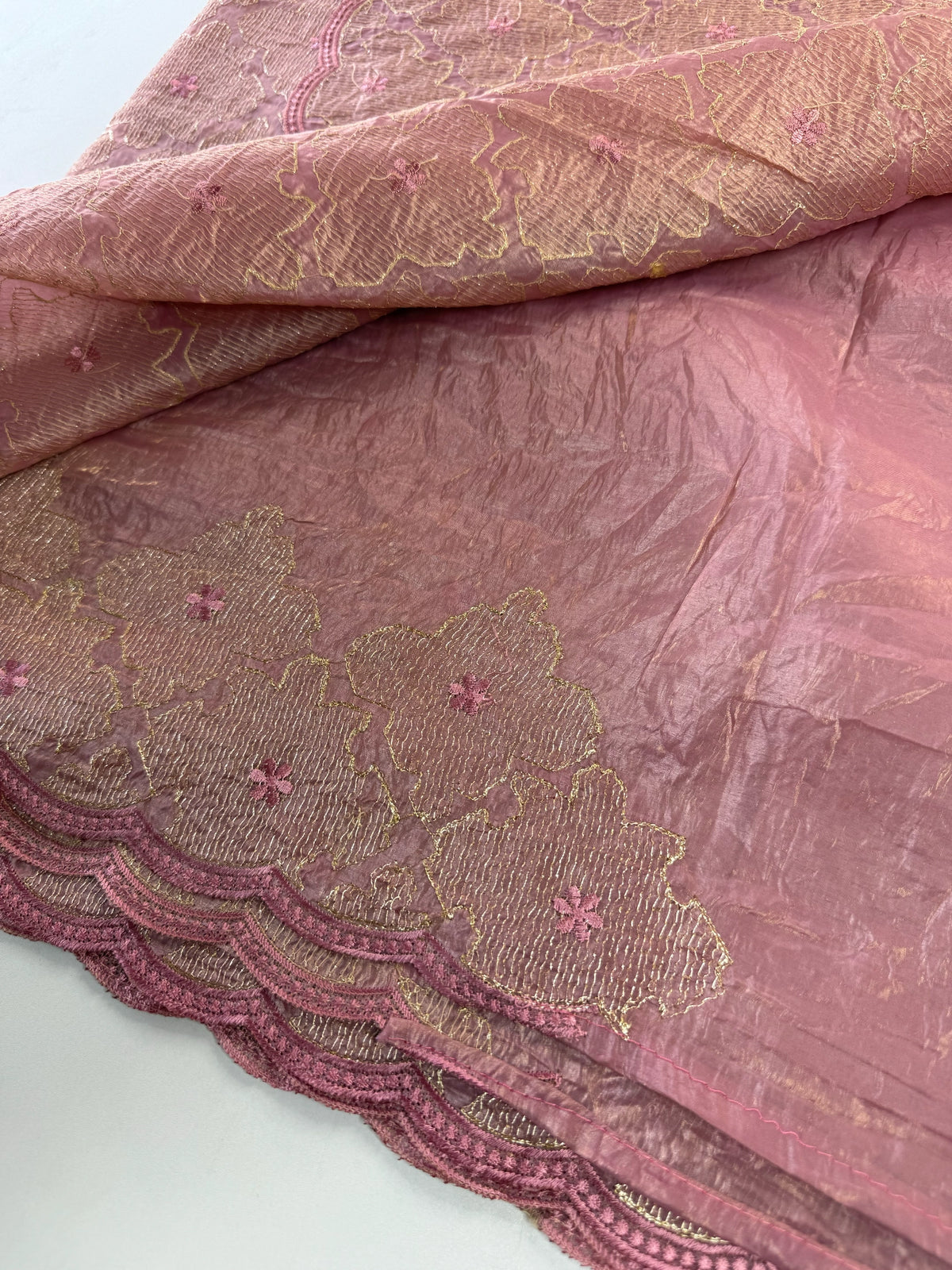 Crushed Organza Saree/ CW3166