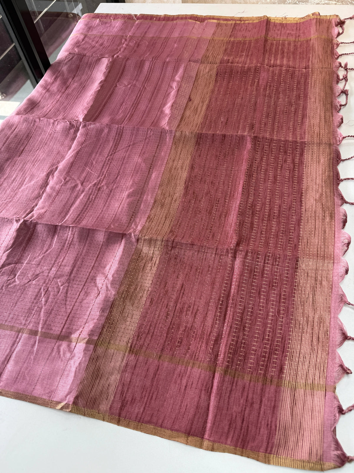 Semi matka saree/MAT12