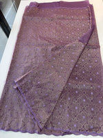 Crushed Organza Saree/ CW3166