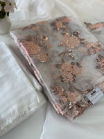 Turkish Organza Unstitched Salwar Set/ 266C