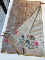 Tissue weaved Saree/ 268D