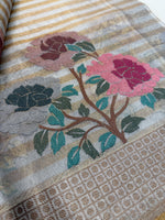Tissue weaved Saree/ 268D