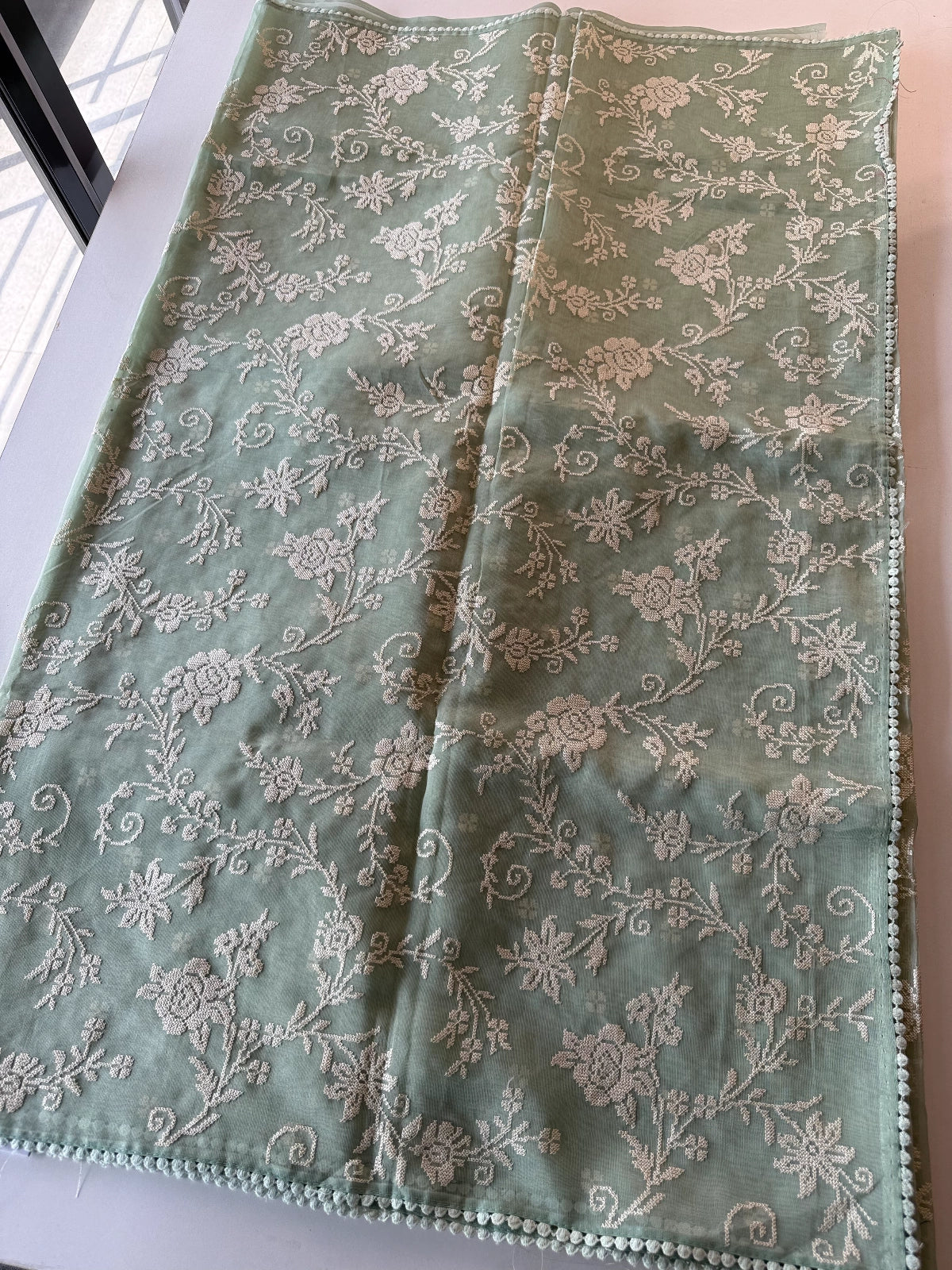 Chanderi Organza Blend Saree/ MC285