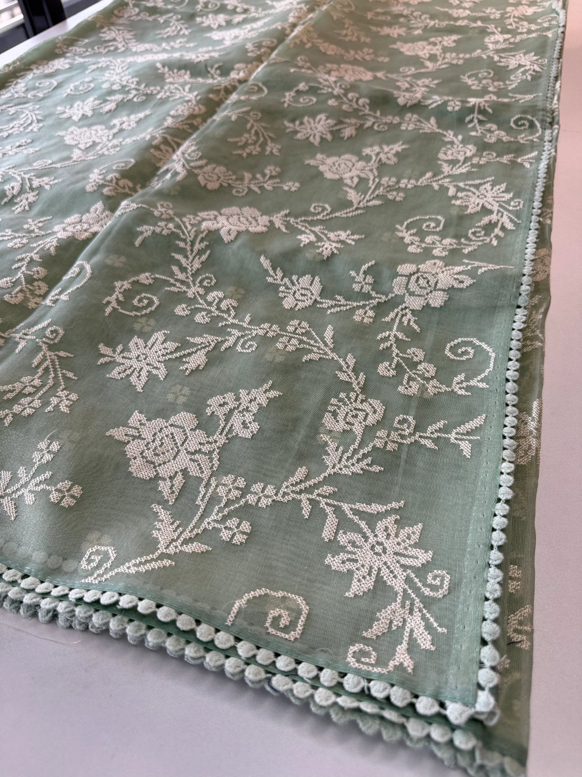 Chanderi Organza Blend Saree/ MC285