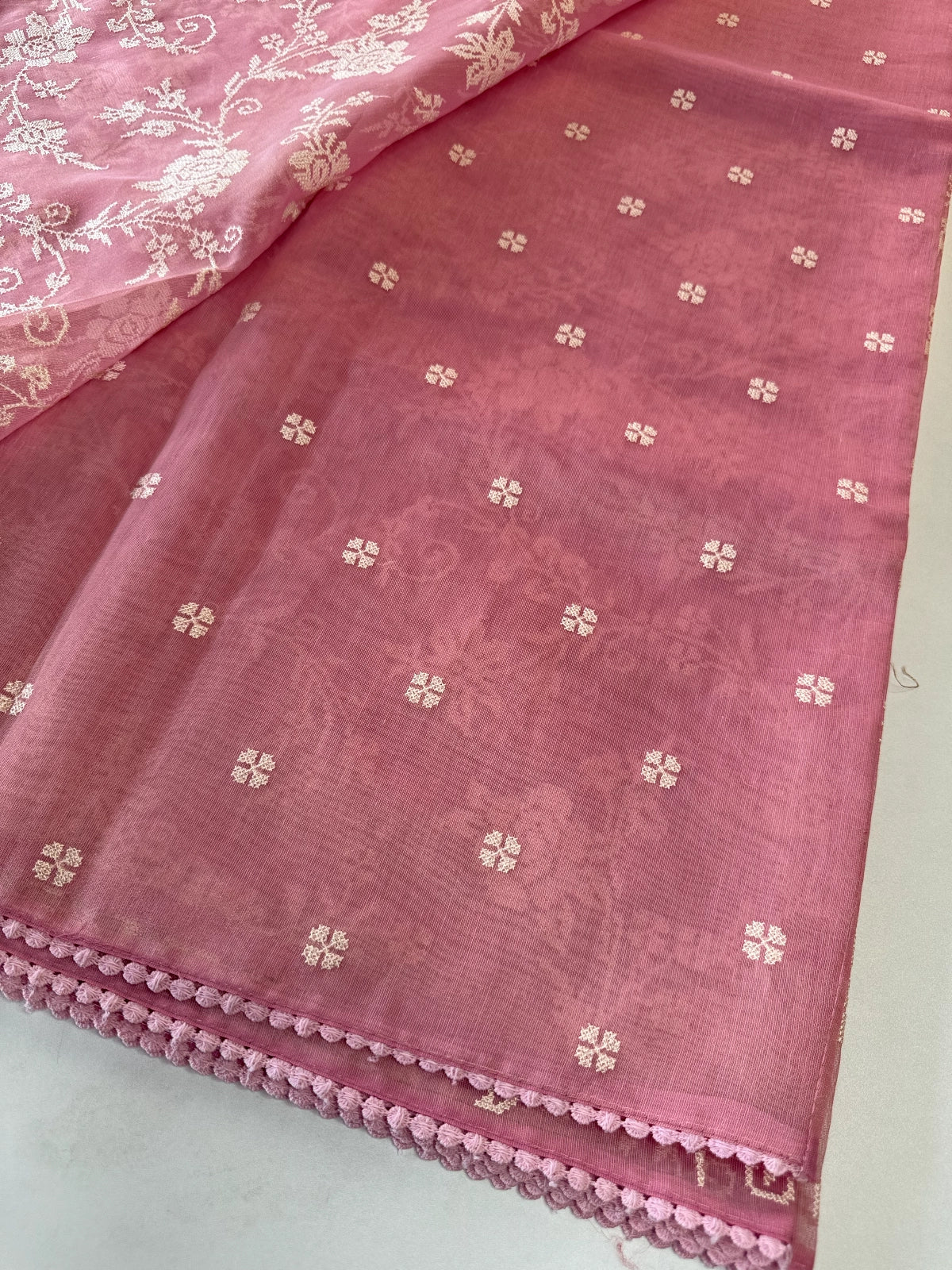 Chanderi Organza Blend Saree/ MC285