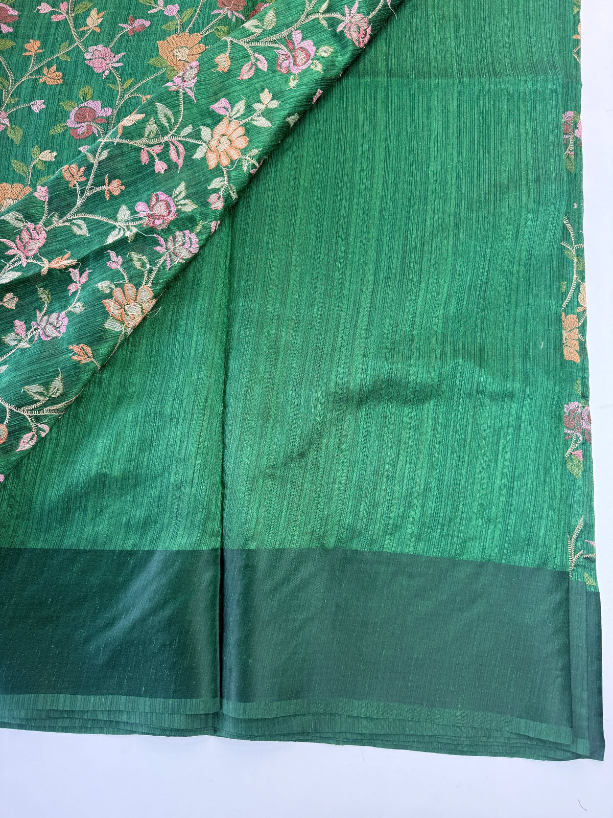 Semi Jute Saree/ 386E